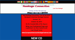 Desktop Screenshot of heritageconnectionband.com